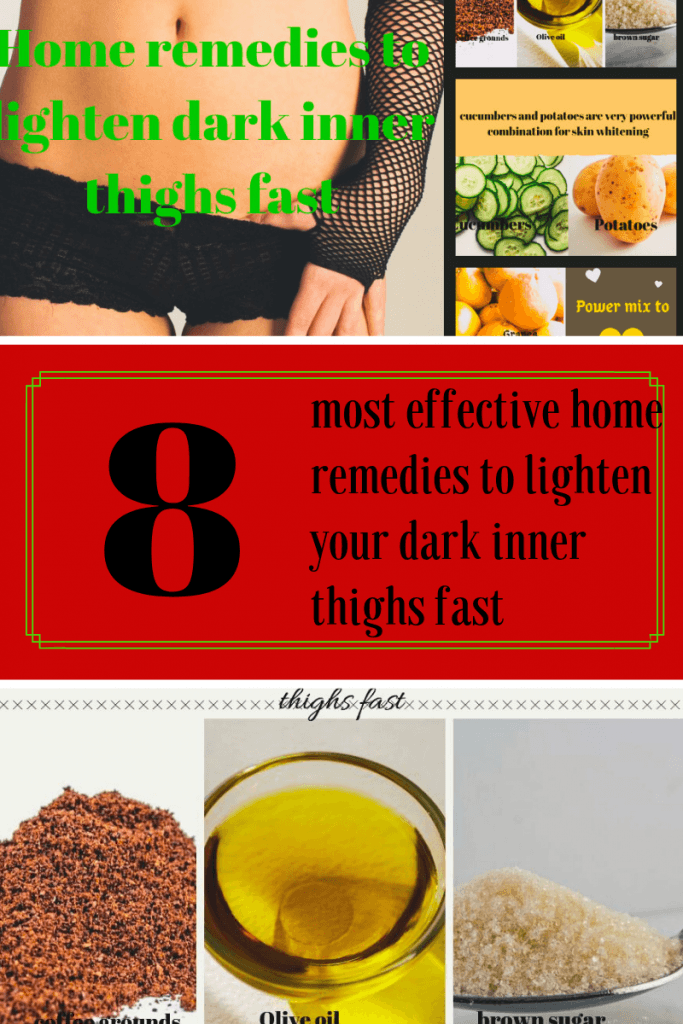 Home remedies to lighten your dark inner thighs